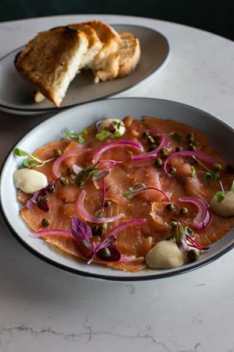 Smoked Salmon Carpaccio